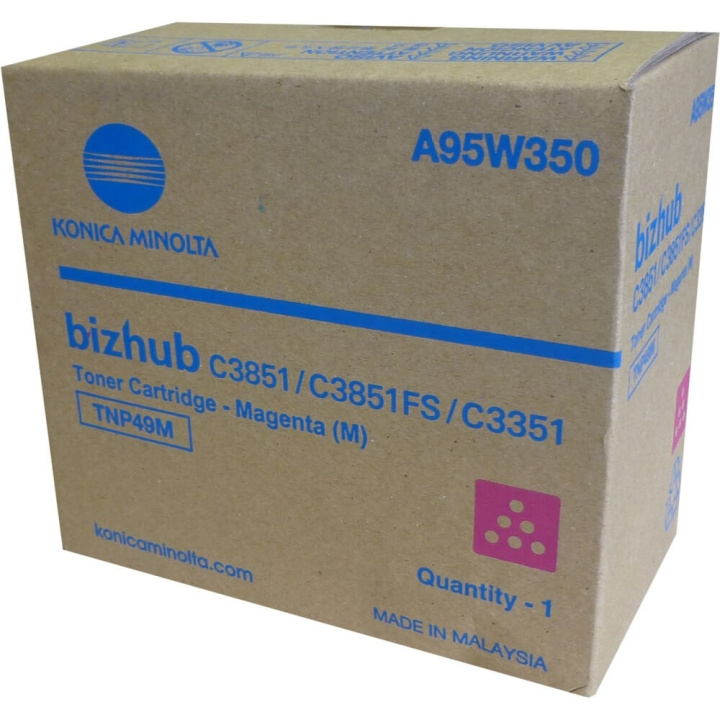 Toner A95W350 TNP49 Magenta in de groep COMPUTERS & RANDAPPARATUUR / Printers & Accessoires / Inkt & Toner / Toner / Konica Minolta bij TP E-commerce Nordic AB (C27514)
