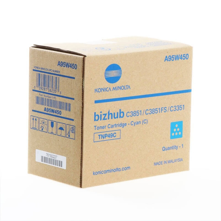 Toner A95W450 TNP49 Cyan in de groep COMPUTERS & RANDAPPARATUUR / Printers & Accessoires / Inkt & Toner / Toner / Konica Minolta bij TP E-commerce Nordic AB (C27515)
