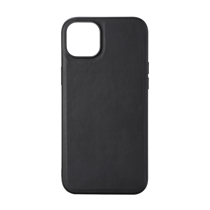 Phone Case Leather Magseries Black - iPhone 15 Plus in de groep SMARTPHONE & TABLETS / Mobielbescherming / Apple / iPhone 15 bij TP E-commerce Nordic AB (C28560)