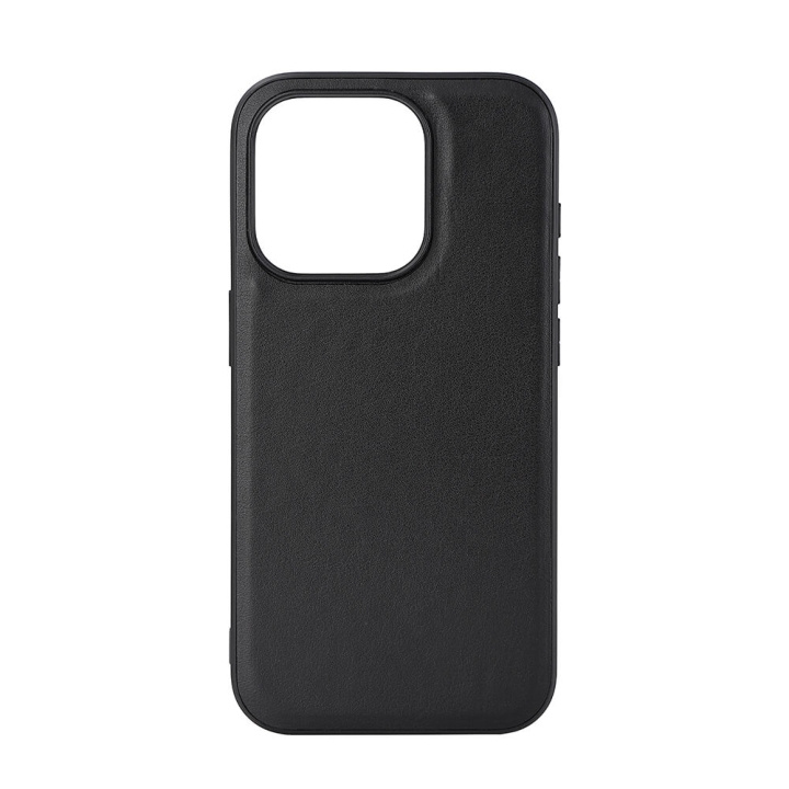 Phone Case PU MagSeries Black - iPhone 15 Pro in de groep SMARTPHONE & TABLETS / Mobielbescherming / Apple / iPhone 15 bij TP E-commerce Nordic AB (C28565)