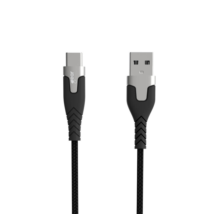 Cable PRO USB-A to USB-C 2.0 1.5m Black Kevlarcabel and Metalhousing in de groep SMARTPHONE & TABLETS / Opladers & Kabels / Kabels / Kabels Type C bij TP E-commerce Nordic AB (C28626)
