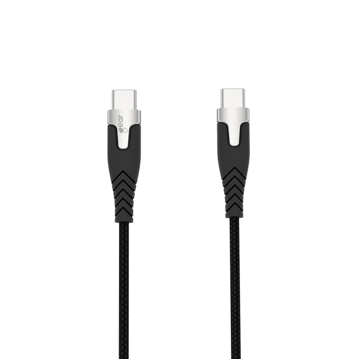 Cable PRO USB-C to USB-C 2.0 1.5m Black Kevlarcabel and Metalhousing in de groep SMARTPHONE & TABLETS / Opladers & Kabels / Kabels / Kabels Type C bij TP E-commerce Nordic AB (C28627)