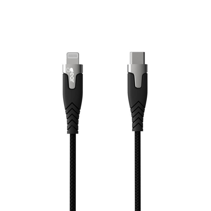 Cable PRO USB-C to Lightning C94 1.5m Black Kevlarcabel and Metalhousing in de groep SMARTPHONE & TABLETS / Opladers & Kabels / Kabels / Kabels Lightning bij TP E-commerce Nordic AB (C28628)
