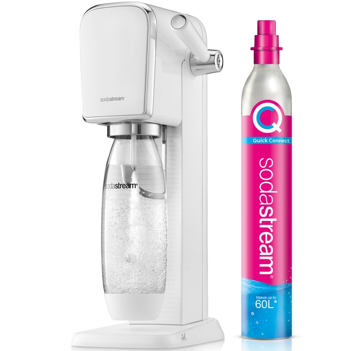 SodaStream Kolsyremaskin ART White in de groep HUISHOUDEN & TUIN / Huishoudelijke apparaten / Water & Sap / Carbonatatiemachines / Carbonatatiemachines bij TP E-commerce Nordic AB (C28645)