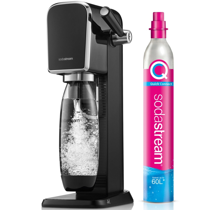 SodaStream Kolsyremaskin ART Black in de groep HUISHOUDEN & TUIN / Huishoudelijke apparaten / Water & Sap / Carbonatatiemachines / Carbonatatiemachines bij TP E-commerce Nordic AB (C28646)