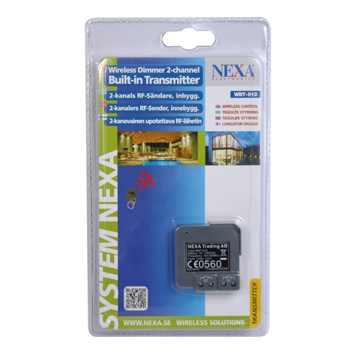 nexa WBT-912 2-kanals infälld sänd in de groep HUISHOUDEN & TUIN / Smart home / Slimme huissystemen bij TP E-commerce Nordic AB (C28684)