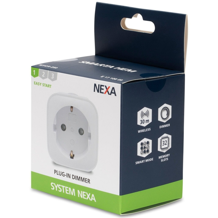 nexa MYCR-250 Plug-in Dimmer 1-pack in de groep HUISHOUDEN & TUIN / Smart home / Smart plugs bij TP E-commerce Nordic AB (C28692)
