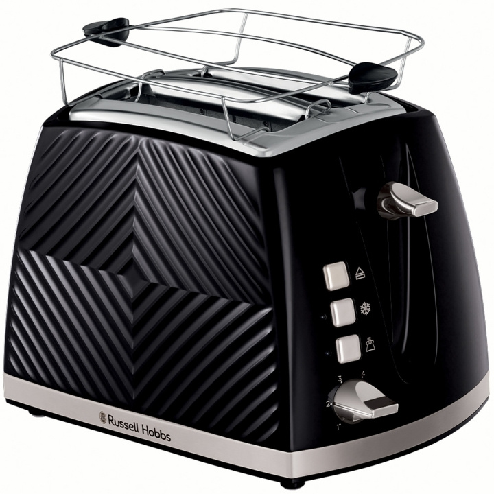 Russell Hobbs Brödrost Svart Groove 2S Toast 26390-56 in de groep HUISHOUDEN & TUIN / Huishoudelijke apparaten / Broodroosters & Broodgrills / Broodroosters bij TP E-commerce Nordic AB (C28853)