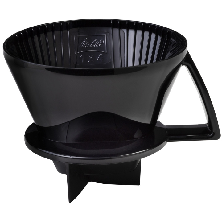 Melitta Filtertratt EXC/GRANDE, 1x4 SVART in de groep HUISHOUDEN & TUIN / Huishoudelijke apparaten / Koffiezetapparaten en accessoires / Filters & Accessoires bij TP E-commerce Nordic AB (C28867)