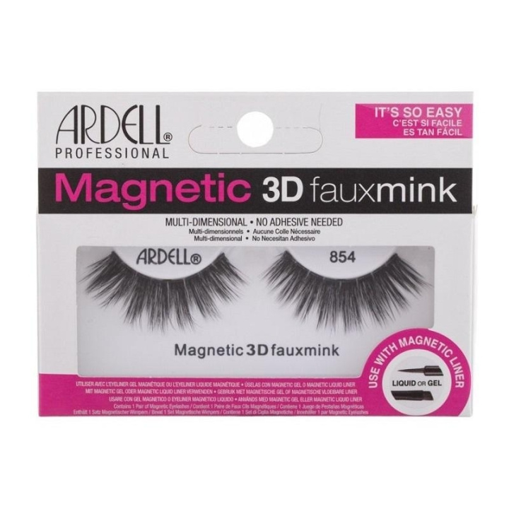 Ardell Magnetic 3D Faux Mink 854 in de groep BEAUTY & HEALTH / Makeup / Ogen & Wenkbrauwen / Nepwimpers bij TP E-commerce Nordic AB (C28916)