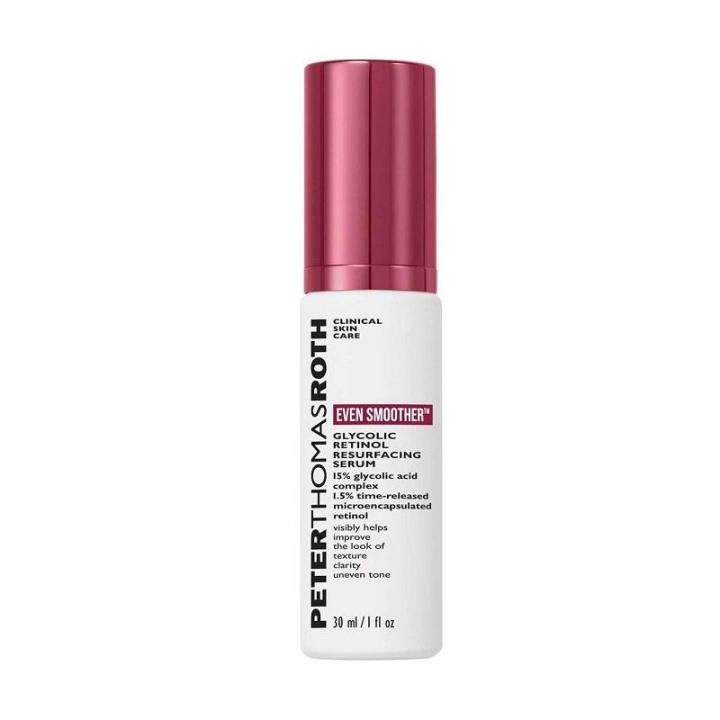 Peter Thomas Roth Even Smoother Glycolic Retinol Resurfacing Serum 30ml in de groep BEAUTY & HEALTH / Huidsverzorging / Gezicht / Huidserum bij TP E-commerce Nordic AB (C28933)