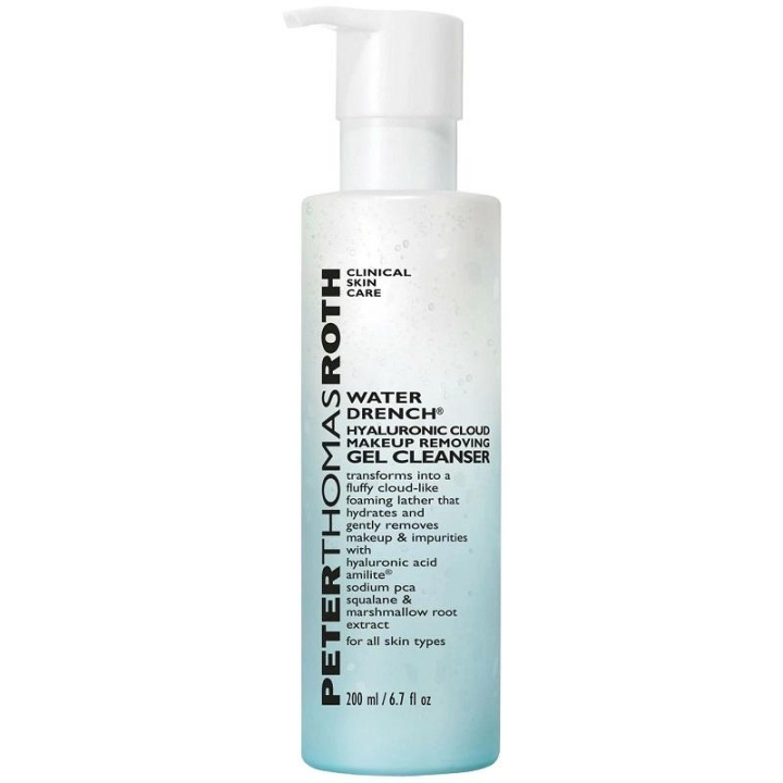 Peter Thomas Roth Water Drench Hyaluronic Cloud Gel Cleanser 200ml in de groep BEAUTY & HEALTH / Huidsverzorging / Gezicht / Dagcrème bij TP E-commerce Nordic AB (C28936)