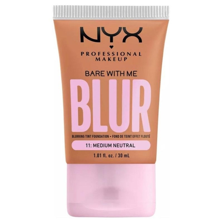 NYX PROF. MAKEUP Bare With Me Blur Tint Foundation 30ml 11 Medium Neutral in de groep BEAUTY & HEALTH / Makeup / Make-up gezicht / Foundation bij TP E-commerce Nordic AB (C28988)