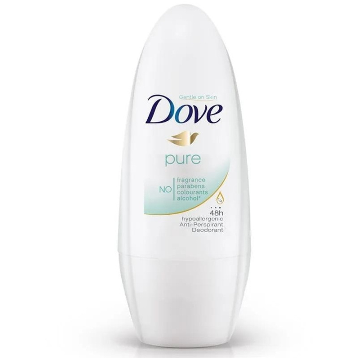 Dove Roll-On Antiperspirant Pure 50ml in de groep BEAUTY & HEALTH / Geuren & Parfum / Deodorant / Deodorant voor mannen bij TP E-commerce Nordic AB (C28997)