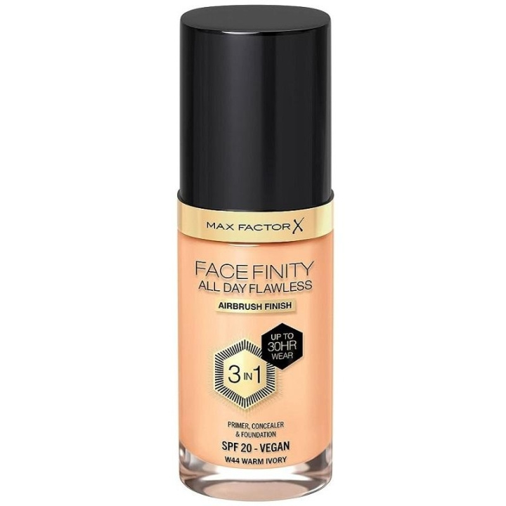 Max Factor Facefinity 3 In 1 Foundation 44 Warm Ivory in de groep BEAUTY & HEALTH / Makeup / Make-up gezicht / Foundation bij TP E-commerce Nordic AB (C29089)