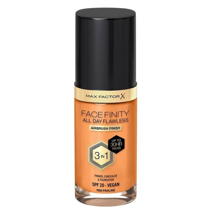 Max Factor Facefinity 3 In 1 Foundation 88 Praline in de groep BEAUTY & HEALTH / Makeup / Make-up gezicht / Foundation bij TP E-commerce Nordic AB (C29102)