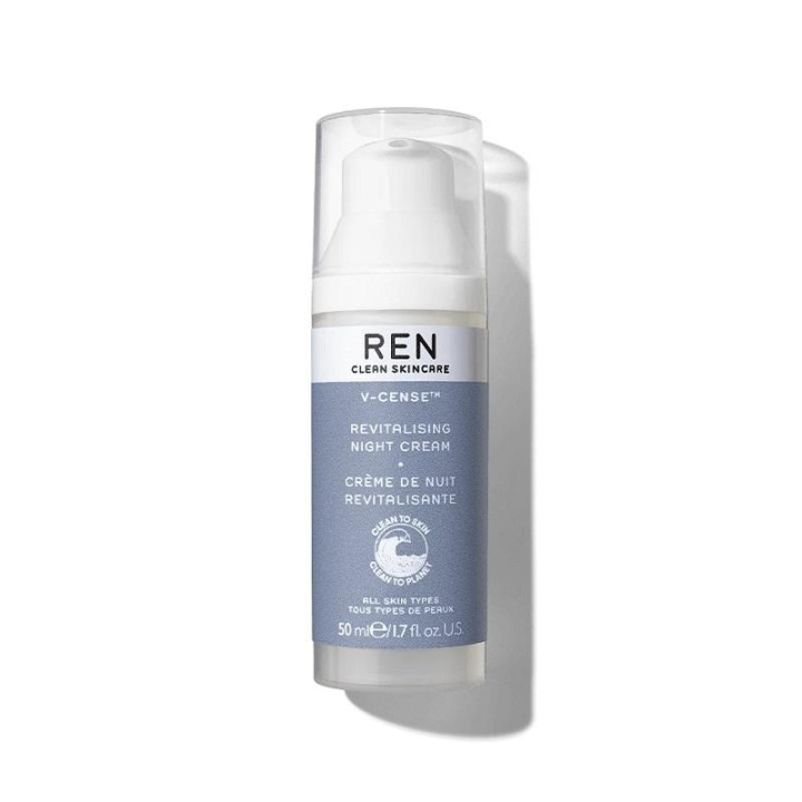 REN Clean Skincare V-Cense Revitalising Night Cream 50ml in de groep BEAUTY & HEALTH / Huidsverzorging / Gezicht / Nachtcrème bij TP E-commerce Nordic AB (C29180)