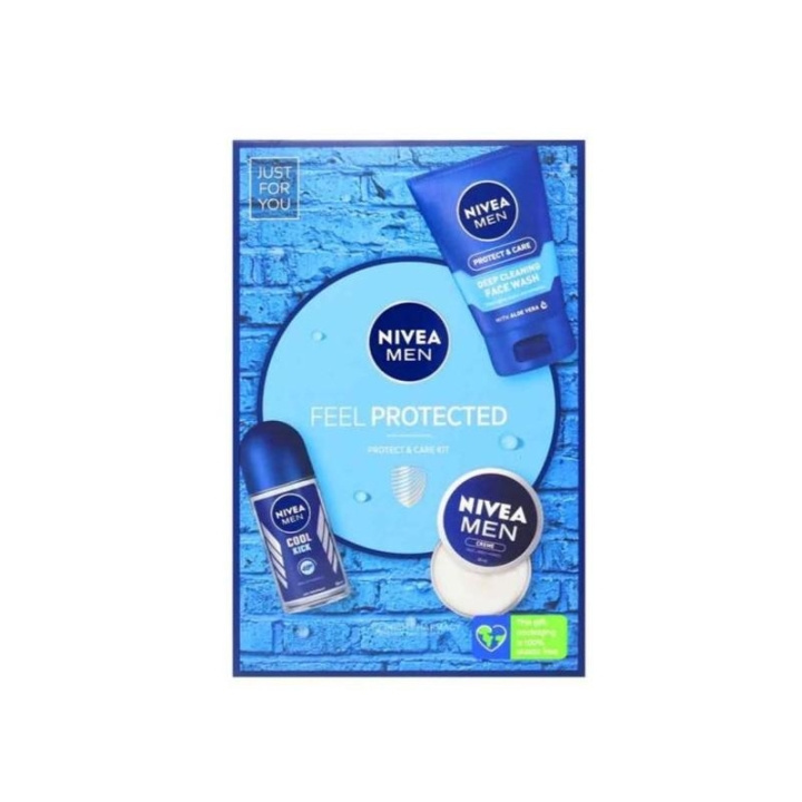 Nivea Men Protect And Care Gift Set 3 Pieces in de groep BEAUTY & HEALTH / Huidsverzorging / Gezicht / Dagcrème bij TP E-commerce Nordic AB (C29206)