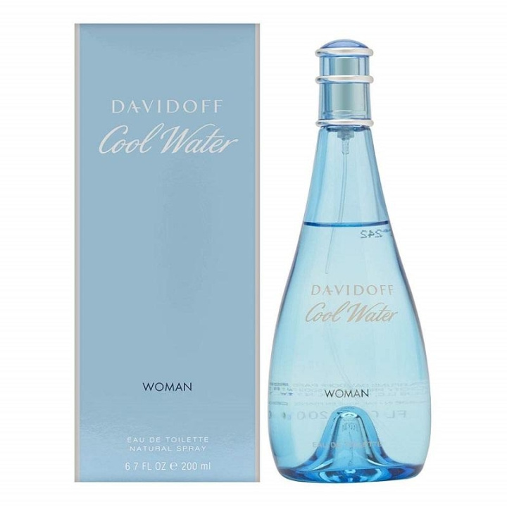 Davidoff Cool Water Woman EDT 200ML in de groep BEAUTY & HEALTH / Geuren & Parfum / Parfum / Parfum voor haar bij TP E-commerce Nordic AB (C29240)