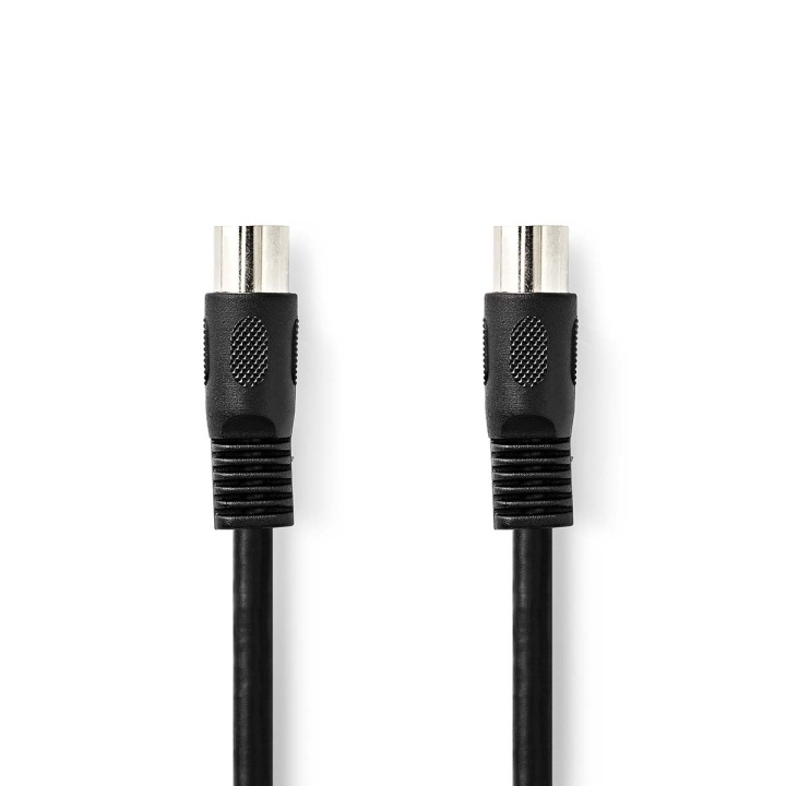 Nedis DIN-Audiokabel | DIN 5-Pins Male | DIN 5-Pins Male | Vernikkeld | 2.00 m | Rond | PVC | Zwart | Label in de groep HOME ELECTRONICS / Kabels & Adapters / Luidsprekerkabels bij TP E-commerce Nordic AB (C29270)