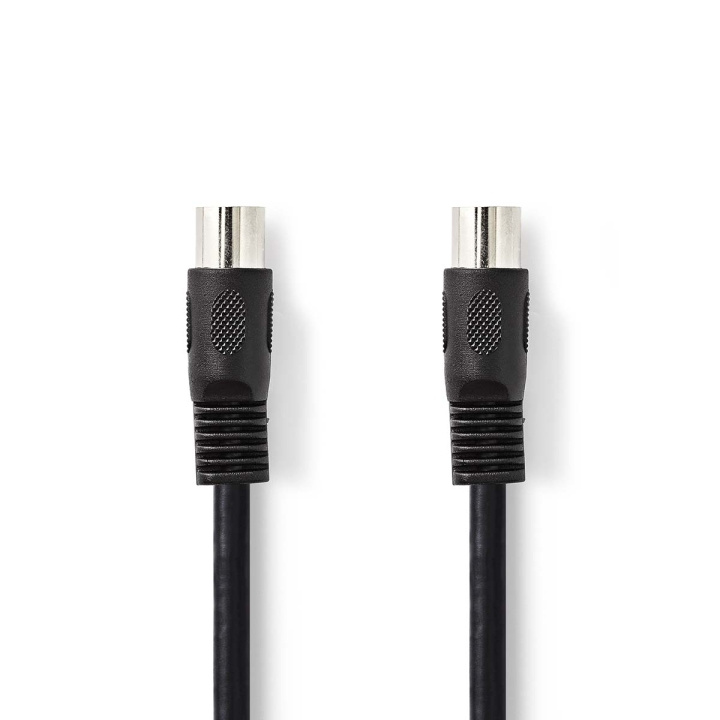 Nedis DIN-Audiokabel | DIN 5-Pins Male | DIN 5-Pins Male | Vernikkeld | 3.00 m | Rond | PVC | Zwart | Label in de groep HOME ELECTRONICS / Kabels & Adapters / Luidsprekerkabels bij TP E-commerce Nordic AB (C29271)