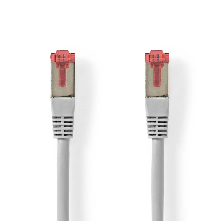 Nedis CAT6 Netwerkkabel | RJ45 Male | RJ45 Male | SF/UTP | 1.00 m | Rond | PVC | Grijs | Label in de groep COMPUTERS & RANDAPPARATUUR / Computerkabels / Netwerkkabels / Cat6 bij TP E-commerce Nordic AB (C29350)