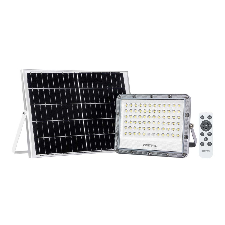 Century solar LED Breedstraler 5W 800 lm 4000 K in de groep HUISHOUDEN & TUIN / Elektriciteit & Verlichting / Buitenverlichting / Zonnecelverlichting bij TP E-commerce Nordic AB (C29488)