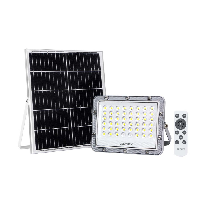Century LED Photovoltaic Floodlight SIRIO SOLARE 2.50 W 400 lm 4000 K in de groep HUISHOUDEN & TUIN / Elektriciteit & Verlichting / Buitenverlichting / Zonnecelverlichting bij TP E-commerce Nordic AB (C29489)