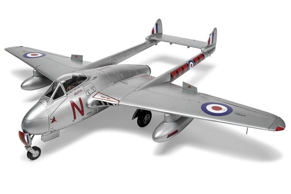 AIRFIX de Havilland Vampire F.3 1:48 in de groep SPORT, VRIJE TIJD & HOBBY / Hobby / Kunststof modellen / Vliegtuigen/helikopters bij TP E-commerce Nordic AB (C29534)