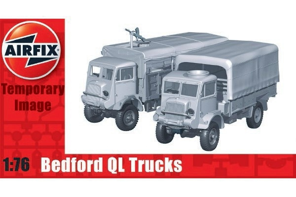AIRFIX Bedford QLD/QLT Trucks in de groep SPORT, VRIJE TIJD & HOBBY / Hobby / Kunststof modellen / Auto\'s bij TP E-commerce Nordic AB (C29536)