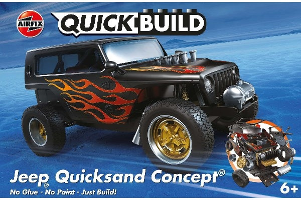 AIRFIX Quickbuild Jeep \'Quicksand\' Concept in de groep SPORT, VRIJE TIJD & HOBBY / Hobby / Kunststof modellen / Auto\'s bij TP E-commerce Nordic AB (C29541)