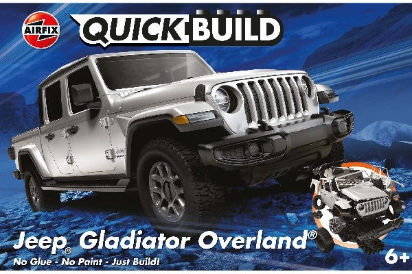 AIRFIX Quickbuild Jeep Gladiator (JT) Overland in de groep SPORT, VRIJE TIJD & HOBBY / Hobby / Kunststof modellen / Auto\'s bij TP E-commerce Nordic AB (C29542)