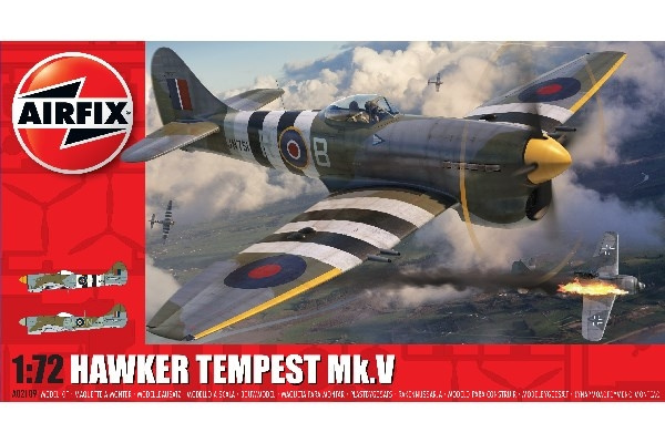 AIRFIX Hawker Tempest Mk.V in de groep SPORT, VRIJE TIJD & HOBBY / Hobby / Kunststof modellen / Vliegtuigen/helikopters bij TP E-commerce Nordic AB (C29550)