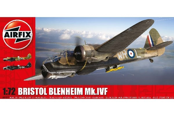 AIRFIX Bristol Blenheim Mk.IVF in de groep SPORT, VRIJE TIJD & HOBBY / Hobby / Kunststof modellen / Vliegtuigen/helikopters bij TP E-commerce Nordic AB (C29554)
