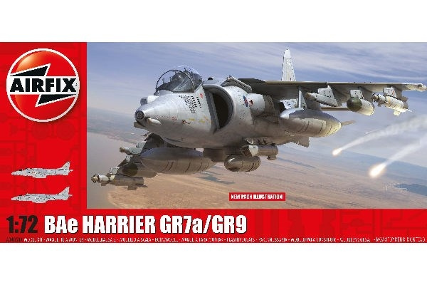 AIRFIX BAE Harrier GR9 in de groep SPORT, VRIJE TIJD & HOBBY / Hobby / Kunststof modellen / Vliegtuigen/helikopters bij TP E-commerce Nordic AB (C29555)