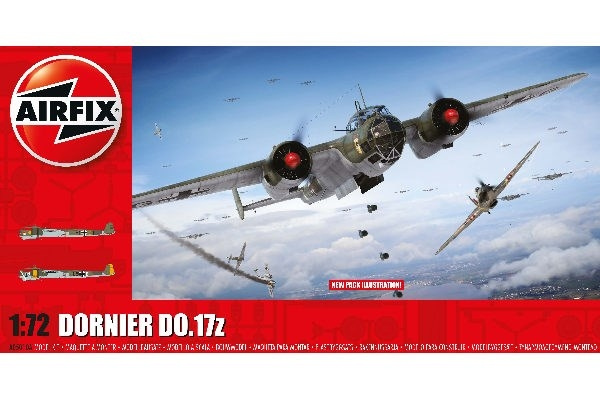 AIRFIX Dornier Do.17z in de groep SPORT, VRIJE TIJD & HOBBY / Hobby / Kunststof modellen / Vliegtuigen/helikopters bij TP E-commerce Nordic AB (C29557)