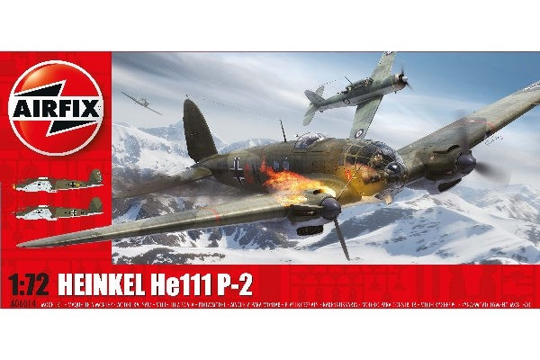 AIRFIX Heinkel He111P-2 in de groep SPORT, VRIJE TIJD & HOBBY / Hobby / Kunststof modellen / Vliegtuigen/helikopters bij TP E-commerce Nordic AB (C29558)