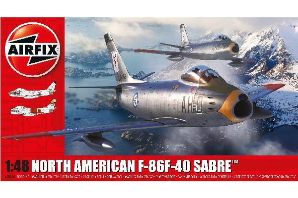 AIRFIX North American F-86F-40 Sabre in de groep SPORT, VRIJE TIJD & HOBBY / Hobby / Kunststof modellen / Vliegtuigen/helikopters bij TP E-commerce Nordic AB (C29563)