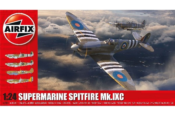 AIRFIX Supermarine Spitfire Mk.Ixc in de groep SPORT, VRIJE TIJD & HOBBY / Hobby / Kunststof modellen / Vliegtuigen/helikopters bij TP E-commerce Nordic AB (C29566)