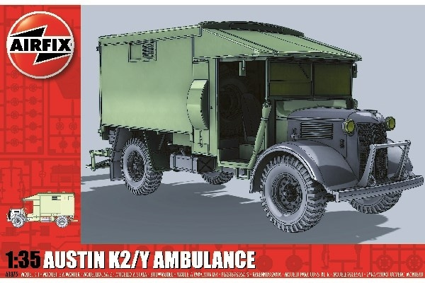 AIRFIX Austin K2/Y Ambulance in de groep SPORT, VRIJE TIJD & HOBBY / Hobby / Kunststof modellen / Auto\'s bij TP E-commerce Nordic AB (C29570)