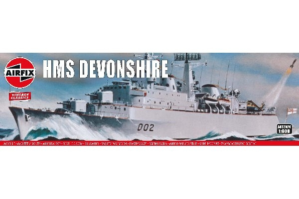 AIRFIX HMS Devonshire in de groep SPORT, VRIJE TIJD & HOBBY / Hobby / Kunststof modellen / Schepen bij TP E-commerce Nordic AB (C29579)