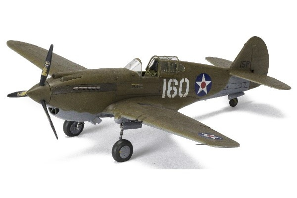 AIRFIX Curtiss P-40B Warhawk in de groep SPORT, VRIJE TIJD & HOBBY / Hobby / Kunststof modellen / Vliegtuigen/helikopters bij TP E-commerce Nordic AB (C29587)