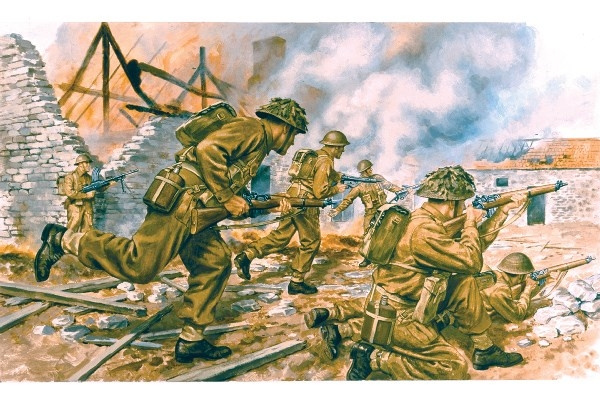 AIRFIX WWII British Infantry in de groep SPORT, VRIJE TIJD & HOBBY / Hobby / Kunststof modellen / Figuren bij TP E-commerce Nordic AB (C29608)