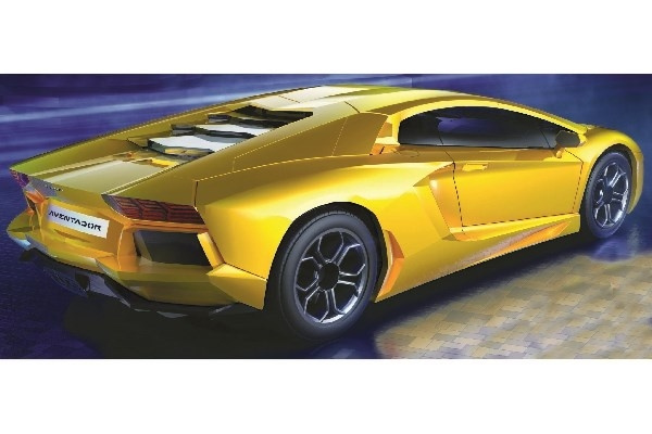 AIRFIX Quickbuild Lamborghini Aventsdor, yellow in de groep SPORT, VRIJE TIJD & HOBBY / Hobby / Kunststof modellen / Auto\'s bij TP E-commerce Nordic AB (C29610)