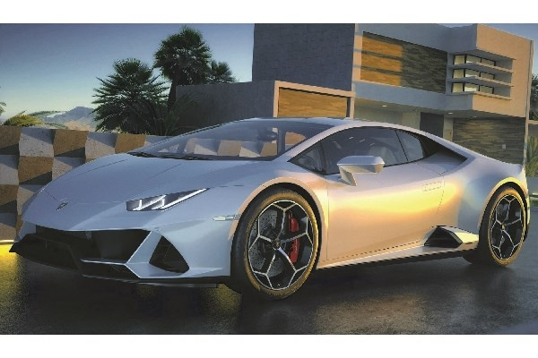 AIRFIX Starter Set Lamborghini Huracan 1:43 in de groep SPORT, VRIJE TIJD & HOBBY / Hobby / Kunststof modellen / Auto\'s bij TP E-commerce Nordic AB (C29613)