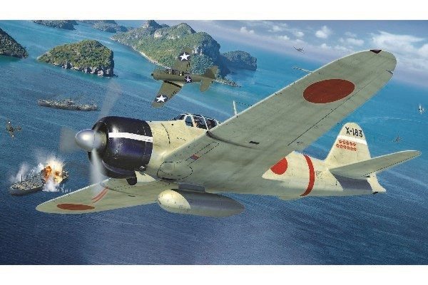 AIRFIX Mitsubishi A6M2b Zero in de groep SPORT, VRIJE TIJD & HOBBY / Hobby / Kunststof modellen / Vliegtuigen/helikopters bij TP E-commerce Nordic AB (C29619)