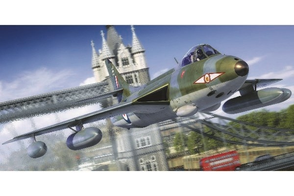 AIRFIX Hawker Hunter FGA.9/FR.10/GA.11 in de groep SPORT, VRIJE TIJD & HOBBY / Hobby / Kunststof modellen / Vliegtuigen/helikopters bij TP E-commerce Nordic AB (C29629)