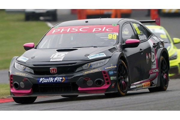 SCALEXTRIC Honda Civic Type R, BTCC 2021, Jade Edwards in de groep SPEELGOED, KINDER- & BABYPRODUCTEN / Op afstand bestuurbaar / Autobanen / Auto\'s bij TP E-commerce Nordic AB (C29663)