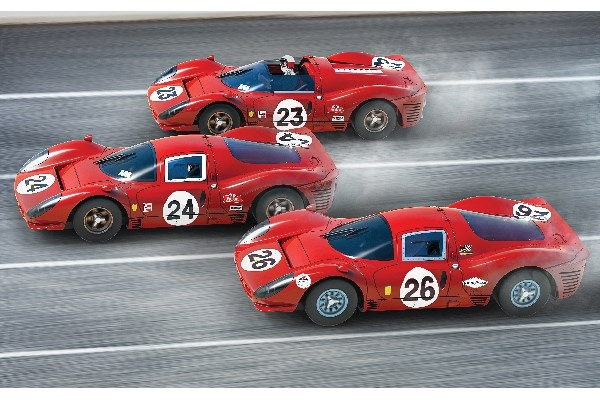 SCALEXTRIC 1967 Daytona 24 triple pack 1:32 in de groep SPEELGOED, KINDER- & BABYPRODUCTEN / Op afstand bestuurbaar / Autobanen / Auto\'s bij TP E-commerce Nordic AB (C29710)