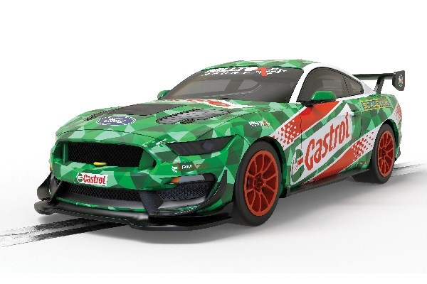 SCALEXTRIC Ford Mustang GT4 - Castrol Drift Car 1:32 in de groep SPEELGOED, KINDER- & BABYPRODUCTEN / Op afstand bestuurbaar / Autobanen / Auto\'s bij TP E-commerce Nordic AB (C29720)